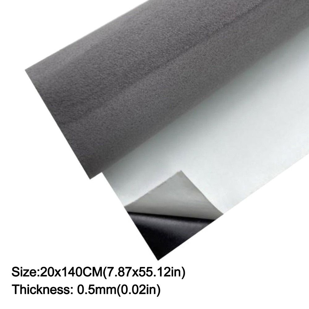 Nhãn dán sửa đổi nội thất ô tô CATIYAHA​​, Da lộn 20x140CM ​​Vải Vinyl da lộn​​, Bọc tự dính mềm chất lượng cao ​​Phim tự dính tự dính​​ Trang trí nội thất
