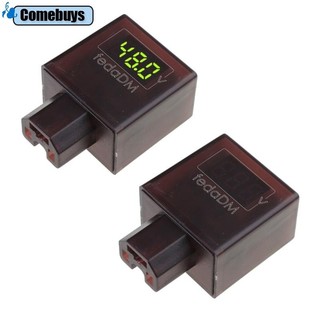Com * DC30-100V Kỹ Thuật Số VoltTester Xe Đạp Điện EVVoltmeter Đồng Hồ Đo Điện Áp Có USB SạcSocket Để Sạc Điện Thoại Di Động
