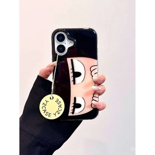 Ốp Điện Thoại Thích Hợp Cho iPhone Cô Gái Mắt To Dễ Thương Thích Hợp Cho iPhone17iPhone16promax Ốp Điện Thoại 15 / 14 / 13 Phong Cách Mới 12 Vỏ Bảo Vệ Toàn Diện 5SPV