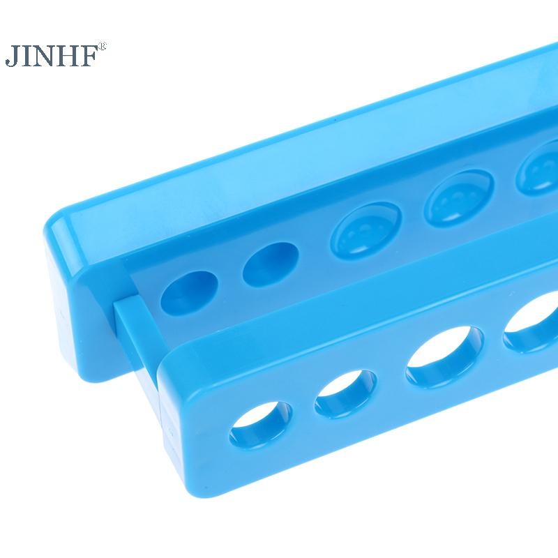 JINHF Hỗ Trợ Burette Đứng Phòng Thí Nghiệm Ống Kiểm Tra Đứng Kệ Nhựa Ống Kiểm Tra Giá Đỡ Phòng Thí Nghiệm Đồ Dùng Học Tập HOT