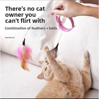 Mèo Silicone Cổ Tease Cat Stick Tay áo cổ tự làm giảm sự nhàm chán Dụng cụ tiện dụng