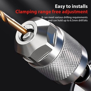 Bộ chuyển đổi Chuck khoan ORDOBOX, Chuck thay đổi nhanh tự tăng cường 1 / 4 Inch, Tay cầm lục giác 1,5-6,5mm Chuôi lục giác 3 chân Chuck Gia công kim loại