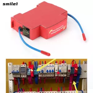 Bình chữa cháy tự động SMILE, Thiết bị chống cháy DIN chống ô nhiễm, Thiết kế hai dòng Thiết bị chữa cháy gia đình cho hộp phân phối / Ngăn động cơ tủ