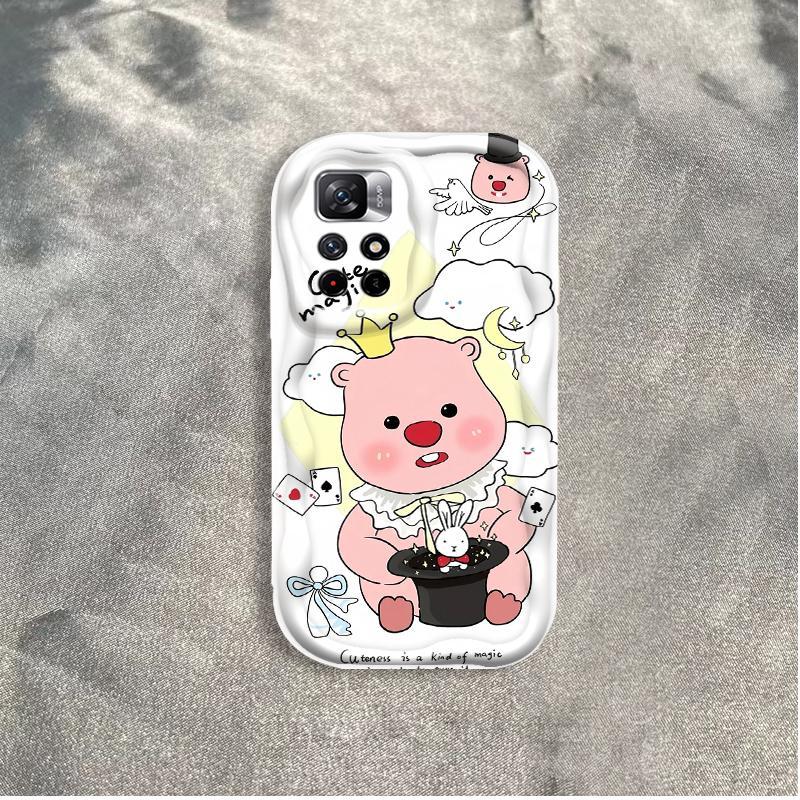 Vỏ Silicon Hoạt Hình Cho Redmi 10 Note 11 11S 12 Pro 4G 3D Phụ Kiện Vỏ Điện Thoại Mềm TPU Loopy Ốp Lưng Chống Sốc