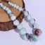 AA Lớn Vintage Gốm Đính Hạt Nelace Dành Cho Nữ Handmade Dài Có Thể Điều Chỉnh Boho Phong Cách Dân Tộc Trang Sức VN