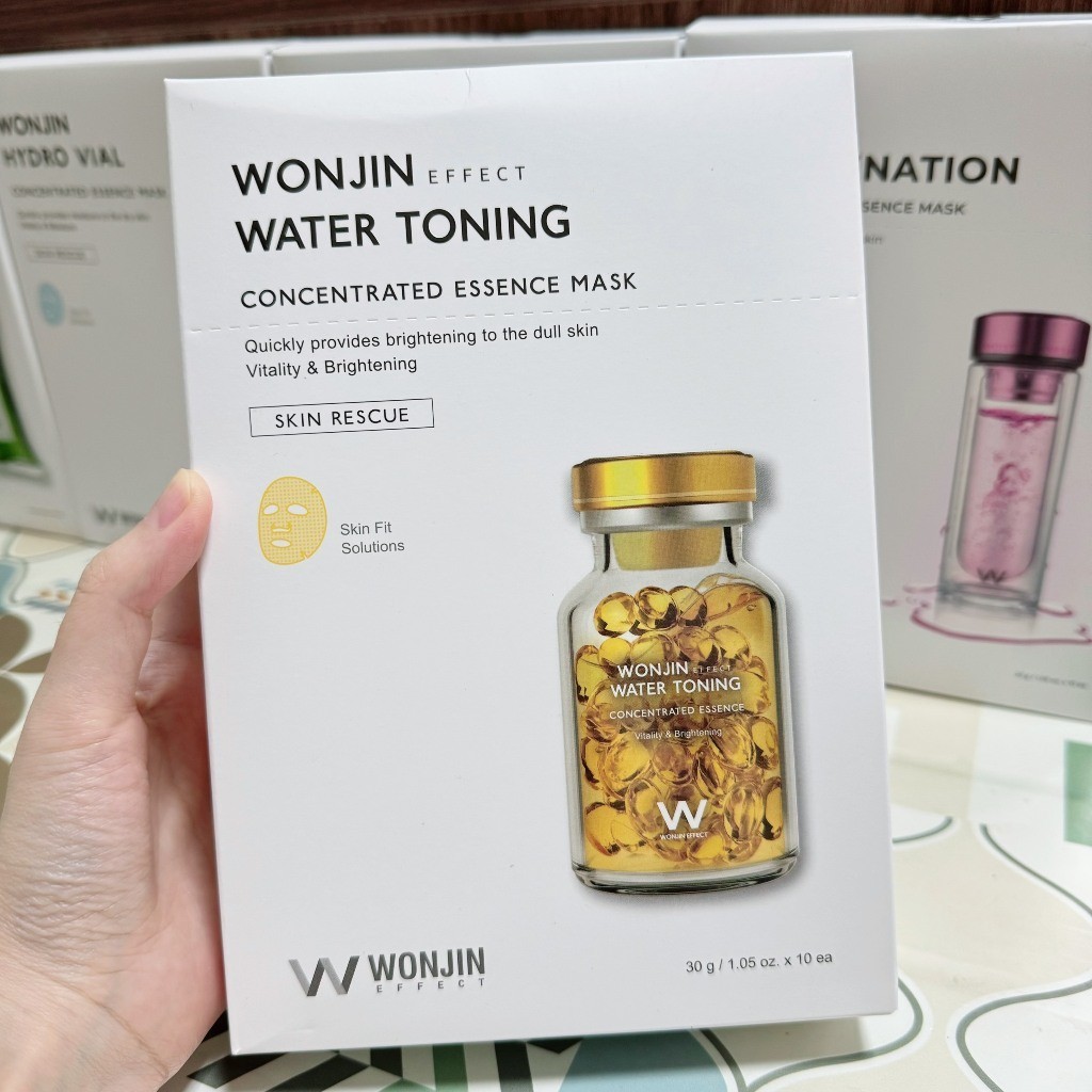 [Hàng Công Ty] Mặt nạ Wonjin hộp 10 miếng - 30 miếng | Cấp ẩm, Phục Hồi, Dưỡng Sáng, Căng Bóng