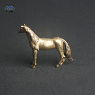 ELBBKG Đồng Ngựa Tượng Điêu Khắc, Tượng Động Vật, Tượng Đồng Thu Nhỏ, Đồng Nguyên Chất Trang Trí Máy Tính Để Bàn Mới