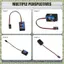 Con quay hồi chuyển phụ trợ Drift tốc độ cao cho D12 Xe tải Mini Drift Flat Running RC Phụ kiện sửa đổi phụ trợ
