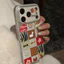 Ốp lưng iPhone Họa tiết da mạ Họa tiết hình bánh quy iPhone 17 16 15 14 13 12 11 Pro Max Plus Max