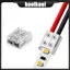 Kool 12 Cái Đầu Nối Góc LED Với Vít Cố Định Dải Đèn Kết Nối Thiết Bị Đầu Cuối Dải LED Khóa 2Pin Dải Ánh Sáng Fi