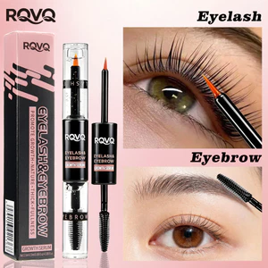 Mascara 2 Đầu Tiện Lợi Chuốt Mi Dài Dày Cong Vút Chống Nước Không Lem Không Trôi Bền Màu 24H
