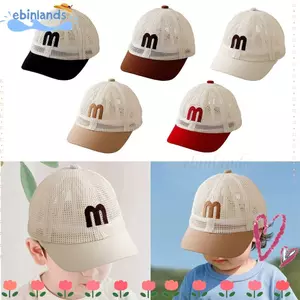 EBINLANDS Trẻ Em Mũ Che Nắng, Thêu Chữ Chống Nắng Mũ Bóng Chày Lưới Cho Bé, Chống Nắng Thời Trang Thoáng Khí Bé Trai Bé Gái Đạt Đỉnh Mũ Xuân Hè Thu