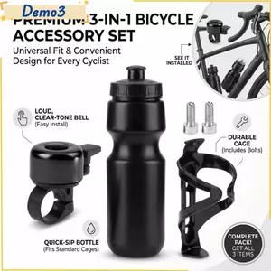 Bộ Giá Đỡ Bình Nước Xe Đạp MTB, Kèm Ốc Vít Chống Rò Rỉ, Chuông Xe Đạp, Không Chứa BPA, Chất Lượng Cao