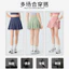 Váy Tennis khô nhanh Yoga Culottes lưng cao với váy thể thao bỏ túi