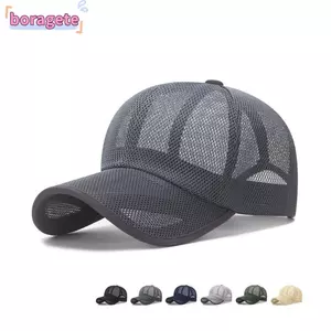 Mũ bóng chày mùa hè BORAGETE, Mũ lưới toàn lưới chống nắng có thể điều chỉnh, Mũ chống nắng thoáng khí nhanh khô thời trang dành cho nam nữ Unisex