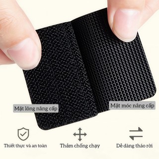 COMBO 5 Miếng Dán Velcro Cố Định Ga Giường Dán Chống Trượt Thảm Sàn Khăn Trải Bàn Lót Ghế - SUNND