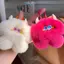 E-WOITD Dễ Thương Kawaii Hợp Thời Trang Sang Trọng Búp Bê Mặt Dây Chuyền Dành Cho Nữ Bé Gái Thời Trang Xe Móc Khóa Sáng Tạo Bapa Phụ Kiện Trang Trí Quà Tặng E-WOITD