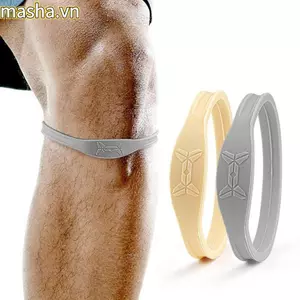 Đai lực đầu gối, Đai bánh chè bảo vệ cố định bằng silicon, Màu xám khỏa thân Đàn hồi cao Hỗ trợ đầu gối Nẹp thể thao Chạy bộ