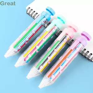 Bút chì màu TUYỆT VỜI, Bút chì nhiều màu ABS phong cách đẩy, Dụng cụ vẽ tranh sáng tạo DIY 8 trong 1 dành cho trẻ em