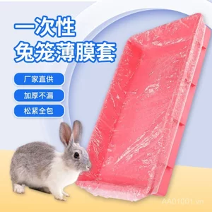 Lồng Thỏ Dùng Một Lần Phim Không Nước Tiểu Rò Rỉ Thú Cưng Khay Co Giãn Túi Vệ Sinh Vẹt Lồng Chim Bảo Vệ Cho Thỏ Chim ZCHI