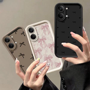 Ốp Lưng In Hình Nơ Hoạt Hình Sang Trọng Cho Samsung Galaxy A56 A17 A15 A16 A36 A26 A55 A54 A35 A36 A53 A34 A23 5G Vỏ Bảo Vệ Camera Mềm Chống Sốc Matte Nhiều Bước TPU