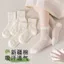 Vừa Nhỏ Trẻ Em Vừa Mỏng Tất Tất Tất Tất Cotton Nguyên Chất Gothic Bé Gái Thoáng Khí Bé Gái Trẻ Em Ống Mắt