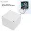 Belleshopp Hộp nối belleshopp 4,72 x 3,54in Dự án Vỏ nhựa ABS điện IP65 cho thiết bị điện tử ngoài trời