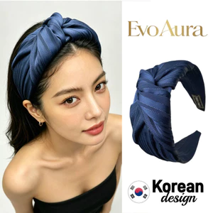 Vintage Rộng Băng Đô Quấn Tóc Trắng Cao Cấp Đầu Phong Cách Retro