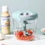 Máy Xay Thịt DONOVANQQ, Máy Xay Dây Bằng Tay 500ML / 900ML Dễ Dàng Làm Sạch, Phụ Kiện Nấu Ăn Bền Đa Năng Máy Xay Tỏi Di Động Tỏi Đũa Tỏi