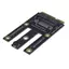 Btsg MSATA sang M 2 SATA3 0 Adapter Card Board Bộ Chuyển Đổi Thẻ Mở Rộng Hỗ Trợ Thay Thế 2230 2242 Mở Rộng