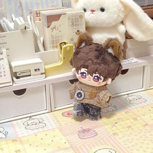 10 / 15cm Cotton Búp Bê Gấu Áo Len Dệt Kim Không Thuộc Tính Cotton Búp Bê Quần Áo Bé Cơ Thể Bình Thường 6.18