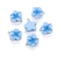 9 Màu 28 * 24mm Nhựa Thời Trang DIY Phụ Kiện Trang Sức Frangipani Hoa Năm Cánh Charm 6.18 028U