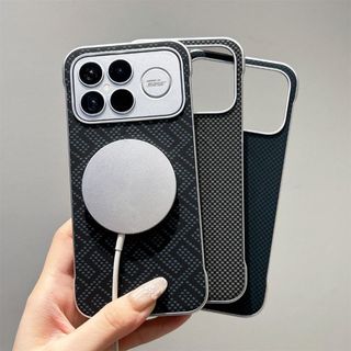 Ốp Điện Thoại Cho Redmi K90Promax K90 Họa Tiết Sợi Carbon Từ Tính Không Khung Cứng Chống Sốc