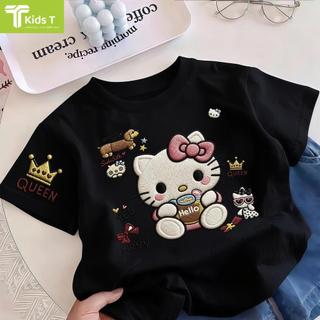 COD✅ (Hồ Chí Minh)Kids T Mall Áo phông tay ngắn In hình hoạt hình Áo Kiểu rộng và ấn tượng Trẻ em thời trang #VN148