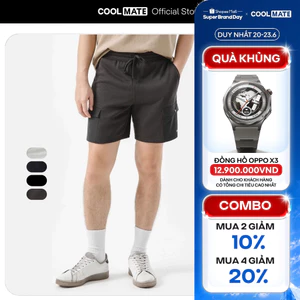 Quần Shorts nam Daily Casual chống nhăn hạn chế xù lông Coolmate