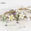 LUImo Handmade Lá Hướng Dương Vòng Tay Gốm Boho Có Thể Điều Chỉnh Trang Sức Cho Nữ Vintage Dân Tộc Quà Tặng SBS