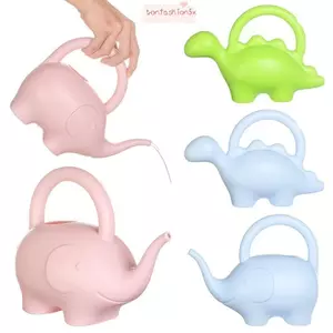 Bình tưới nước hoạt hình ITRUMPET, Bình tưới nước trẻ em có trọng lượng nhẹ, có tay cầm Màu kẹo Chậu tưới cây di động