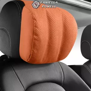 Gối tựa đầu ô tô FANIELLAPOWELL, tựa đầu du lịch lái xe mềm có thể điều chỉnh, hỗ trợ cổ thoáng khí Gối đầu du lịch tất cả các mùa