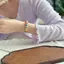 PNPIA- Handmade Ngôi Sao Trắng Móng Vuốt Vòng Tay Gốm Có Thể Điều Chỉnh Boho Dân Tộc Trang Sức Món Quà Độc Đáo