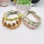 MCODECOVED Macrame Tóc Đi Biển Mũ Tóc Rộng Vintage Turban Headwrap Nhỏ Daisy Bện Dây Co Giãn Tóc Móc Bandana