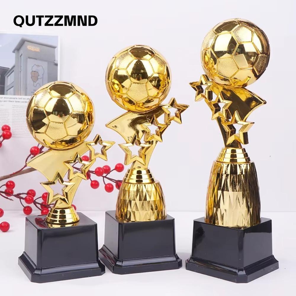 QUTZZMND Quả Bóng Vàng Giải Thưởng Cúp, Cuộc Thi Bóng Đá Nhựa Cốc Nhỏ, Người Chơi Xuất Sắc Giải Thưởng Mô Hình Thủ Công Lưu Niệm Bóng Đá Trophies Trường Học Phần Thưởng Cung Cấp