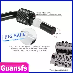 Guansfs ZJchao Whammy Bar Đôi Tremolo Arm Với Chiều Dài Khoảng 175mm và Đường Kính 6mm dành cho Đàn Guitar Điện Stratocaster