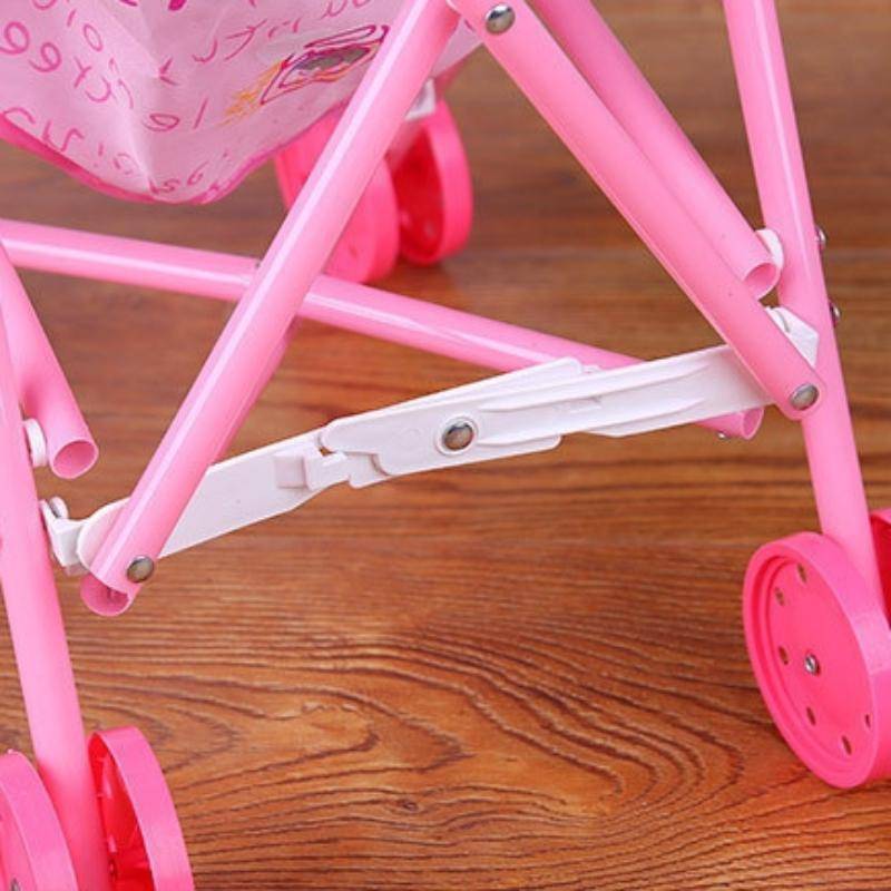 TMOY Bền Tương Tác Búp Bê Pram Giả Vờ Chơi Đồ Chơi Ổn Định Búp Bê Handcart Nhựa Xe Đẩy Cho Bé Trai Bé Gái Trẻ Sơ Sinh TMOY