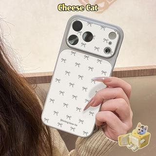 Ốp lưng bảo vệ toàn màn hình nơ iPhone cho iPhone 15 13 12 11 14 Plus 16 17 Pro Max XR Xs Max