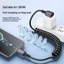 Cáp dữ liệu sạc xe hơi lò xo TPU âm thanh nổi 100W Cáp dữ liệu có thể thu vào sạc / truyền cáp dữ liệu sạc tương thích rộng rãi