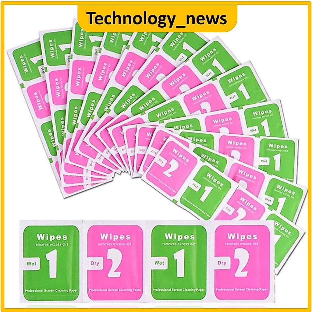 Combo 10 bộ giấy lau màn hình điện thoại, ipad, kính mắt, đồng hồ, máy ảnh, máy tính bảng, laptop giá siêu rẻ