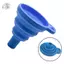 Phễu ô tô có thể gập lại đa năng bằng silicon màu xanh cho dầu nhiên liệu xăng