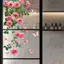 1 Decal dán cửa sổ hình bướm hoa hồng hồng có thể tháo rời để trang trí kính treo tường phòng khách phòng ngủ [VN]