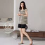Bộ đồ chờ nữ có áo ngực tích hợp Áo Vest và quần short không tay để thư giãn trong nhà và mặc ngoài trời thường ngày vào mùa hè