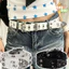 1-2 Chiếc Thắt Lưng Khóa Kim Loại Khắc Gothic - Thời Trang, Hip Hop, Punk - Dây Thắt Lưng Trang Trí Đinh Tán - Dành Cho Nam Nữ Mặc Hàng Ngày - Thắt Lưng Da PU Có Thể Điều Chỉnh / Giao Hàng Miễn Phí